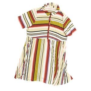 NEW Torrid Size 2 Plus A-Line Midi Dress, Multicolor Rayon Super Soft Collared